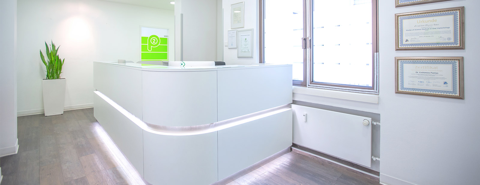 Eingangsbereich Dr. Pantas